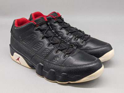Air Jordan 9 Low Mens Nike Retro Bred Snakeskin Black Shoes 832822-001 Size 10.5 | eBay