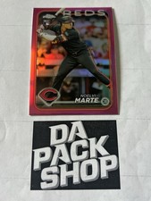 2024 Topps Chrome - Noelvi Marte #177 Pink Refractor (RC)