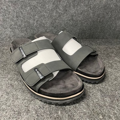 KENNETH COLE REACTION Cosmo Footbed Sandal Men's Size 9 M Dark Gray