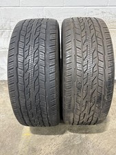 2x P27545r22 Continental Cross Contact Lx-20 832 108 V Used Tires 2754522