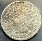1883 Indian Head Cent Penny  FREE SHIPPING