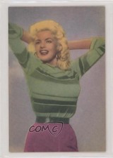 1960 Film Stars star-gum-Sammelalbum Back Jayne Mansfield a8x