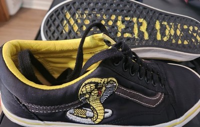 Cobra Kai Vans Size 8 Mens Old Skool Shoes Limited Edition All Valley Karate
