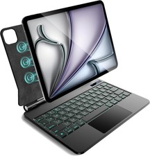 Keyboard Case for iPad Air 11 inch M3 2025  M2 2024,iPad Air 5th/4th Gen  iPad