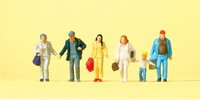 Preiser 14042 HO1:87; Gehende Passanten , Neu & Ovp