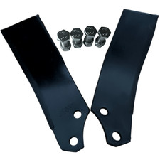 AGT 20Pcs Tiller Blades L-Tine Replacement For TAS74 TAS81 Tractor Rotary Tiller