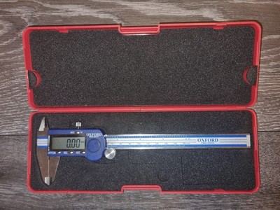 Oxford Precision QXD-331-2260K 150mm 6'' Digital Messschieber Messschieber in Box