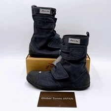 RIKIO Tabi Power Ace HG220 High Guard Gray Work Boots Sneakers US6.5-11 Japan