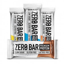 (37,80 EUR/kg) Biotech USA Zero Bar 40% proteine 10 x 50 g barrette scatola senza zucchero