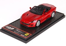 1:43 Bbr Ferrari Portofino Cabriolet Open 2017 Rosso Portofino Red Met BBRC207A