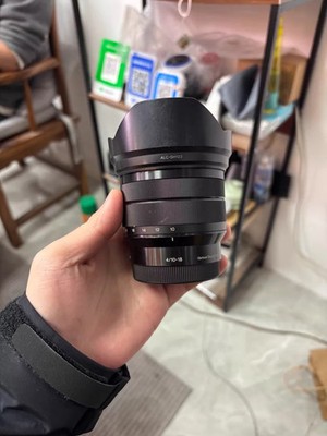 Sony - E 10-18mm F4 OSS Wide-Angle Zoom Lens (SEL1018) Black for Sony E