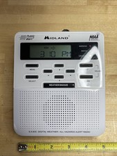 Midland WR-100 All Hazard Weather Alert Radio NOAA SMS