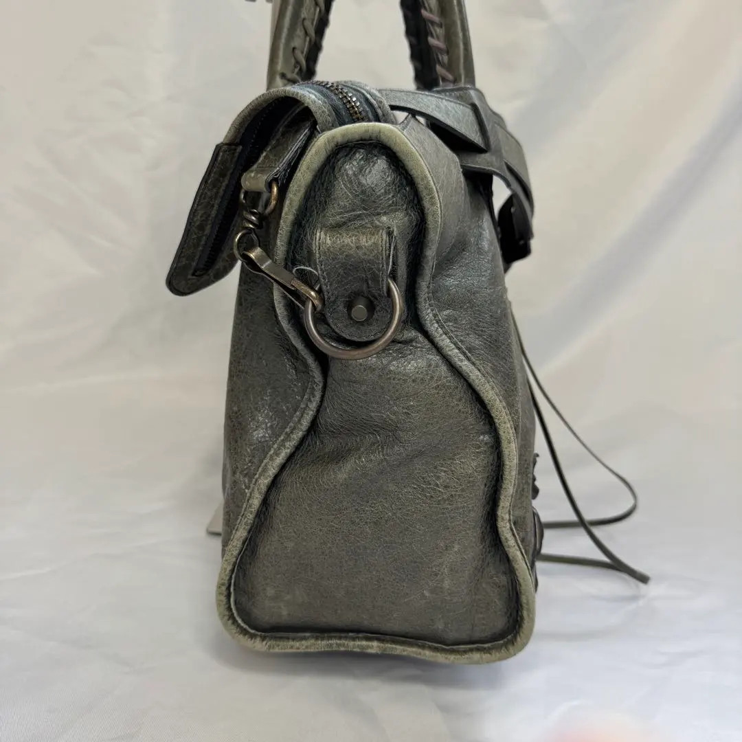 BALENCIAGA The City Bag 2WAY Handbag Shoulder 115748 Vintage