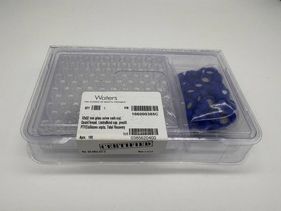 Waters LCGC Clear Glass 1 mL Vials 100-Pack 186000385C   NEW