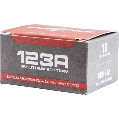 Surefire CR123A High Performance 3V Lithium Batteries, 12 Pack | eBay