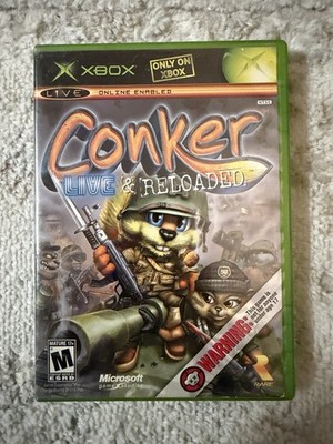 Conker Live & Reloaded Original Xbox Complete CIB Tested Rare 2005 READ