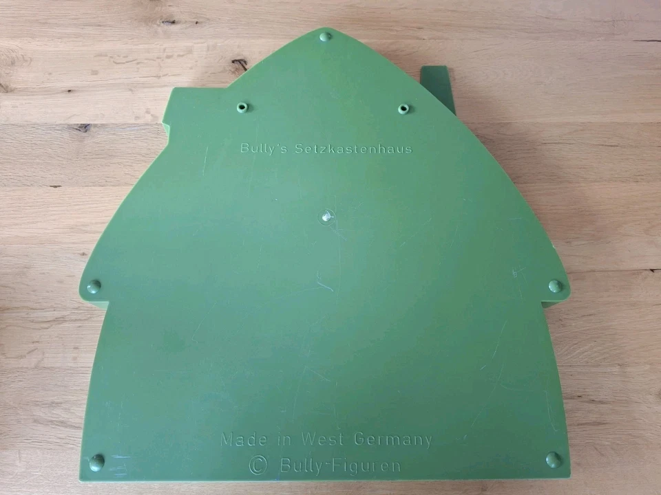 Bully's Setzkastenhaus - Setzkasten für Schlümpfe - grün - 80er - Bully Figuren - Bild 3 von 3
