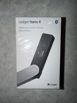 Ledger - Nano X Crypto Hardware Wallet - Bluetooth - 1.50 BTC - NEW & Sealed