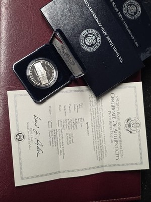 1 Dollar The White House 200th Anniversary Coin - Silber - 1992 - Sammlerstück