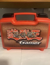 Vintage Konami Yu-Gi-Oh! TCG Red Plastic Carrying Case for Cards & Decks