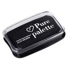 Large Black Ink Pad for Rubber Stamps, 4  2.6 inch Ink Pads Permanent for Pa...