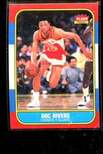  1986-87 FLEER #91 DOC RIVERS HAWKS MINT E010208