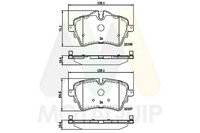 Bremsbelagsatz Scheibenbremse Motaquip LVXL1833 FüR BMW 2Er Active Tourer F45 X3
