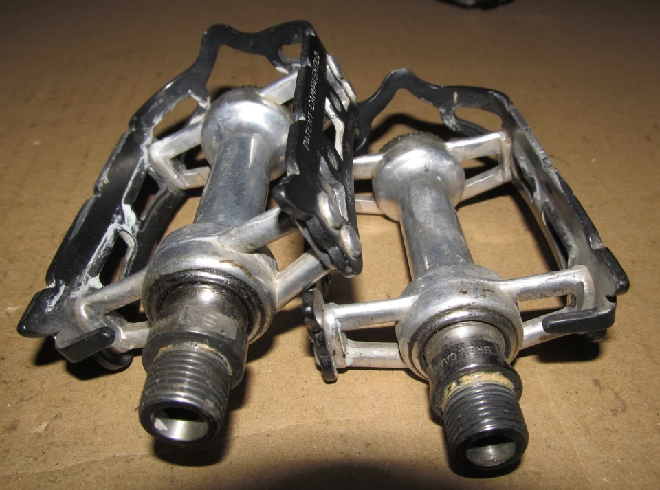 Pedales de bicicleta de carretera Campagnolo Super Record husillos de titanio 9/16" Foto 3 de 4