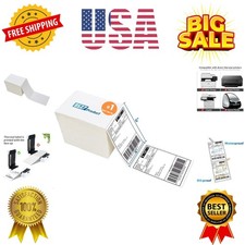 Fanfold 4 x 6 Direct Thermal Labels White Perforated Shipping Labels, 500pcs ...