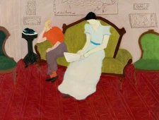 Milton Avery: The Reader and the Listener 22x30 Archival Quality Fine Art Print