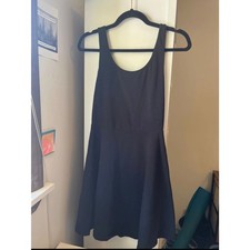 Express Little Black Skater Dress Fit & Flare Size Medium
