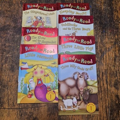 7 Book Lot Ready To Read Level 1 Children Hardcover Books Susan Page Fairy Tales
