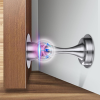 Flintronic 1PC Magnetischer TüRstopper Zylindrischer, Edelstahl Door Stopper, Mi