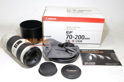 Canon EF 70-200 mm F/4 L IS USM Lens **Near Mint** Condition