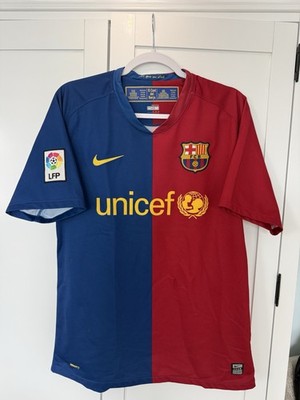 茶々♡ BARCELONA 2008 2009 HOME FOOTBALL SHIRT SOCCER JERSEY NIKE 286784