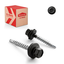 Trapezblech Schrauben RAL 7016 - ANTHRAZITGRAU Bohrschraube Dach Holz BIT Gratis