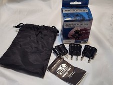 International Adaptor Plug Set. 4 adaptor plugs. New. Electrical Travel Power