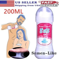 Spunk Lubricant - Large Bottle Hybrid Lube Cum Jizz Fake Sperm Lube Sex Aid