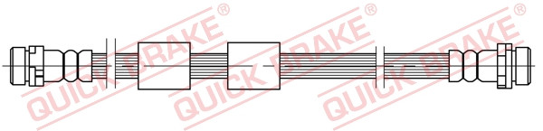 Quick Brake Bremsschlauch FüR Ford Fiesta VI B-Max 1.0 Ecoboost 1.6 Ti-image
