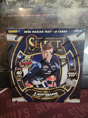   2026 PANINI SELECT NASCAR RACING MEGA BOX FACTORY SEALED - FREE SHIPPING   