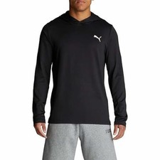 PUMA Men  s Performance Hoodie Color Black / Size M