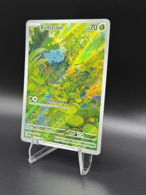 Pokèmon Bulbasaur 166/165 Sv: Scarlet & Violet 151 Holo Full Art