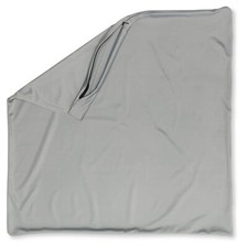 22" x 22" Cover Throw Pillowcases - 85/15 Nylon/Spandex Silky Light Grey
