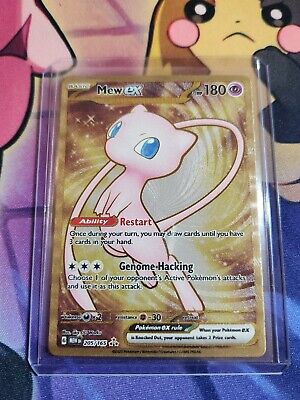 Metal Gold Mew Promo! From the new Pokemon 151 Premium Collection Box!  #pokemon151 #mew #metal #firstlook #new #pokemon #pokémon…