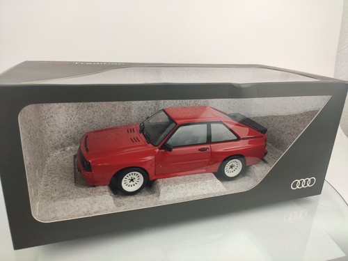 Audi Sportquattro Quattro Rot Norev OVP Modellauto 1:18 - Bild 9 von 11
