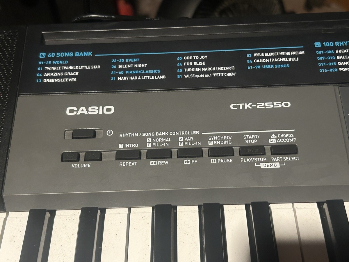 CASIO カシオ　電子ピアノ　電子キーボード　CTK-2550 ✨極上品です✨ Amazon.co.jp: CASIO(カシオ) 61鍵盤 電子キーボード CTK-2550