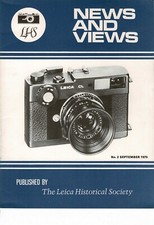 Leica Historical Society News and Views. Issues 2 1973 , 3 1974 , 4 1976 