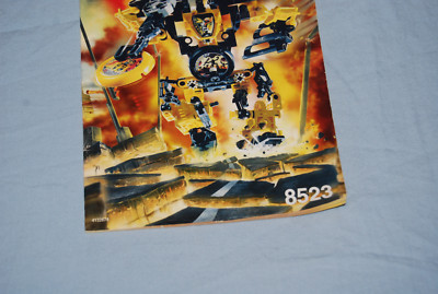 Lego Bionicle Technic 8523 Blaster Slizer Instruction Manual GUC