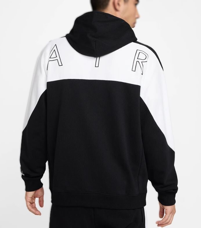 NIKE - 【新品】NIKE AS W NSW SWSH PLSH JKT NEW* Men NIKE AIR FULL-ZIP FLEECE HOODIE BLACK (HJ0636 010), Sz SM