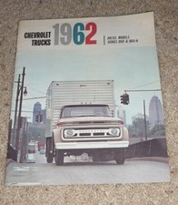 1962 Chevrolet Diesel Truck - D60 D60h Original Vintage Sales Brochure Catalog